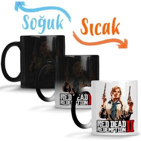 Baskı Dükkanı KB12585 Red Dead Redemption Sadie Adler Porselen Kupa Bardak