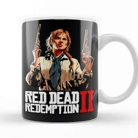 Baskı Dükkanı KB12585 Red Dead Redemption Sadie Adler Porselen Kupa Bardak