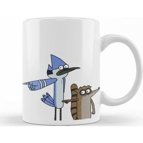 Baskı Dükkanı KB12591 Regular Show Porselen Kupa Bardak