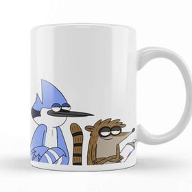Baskı Dükkanı KB12591 Regular Show Porselen Kupa Bardak