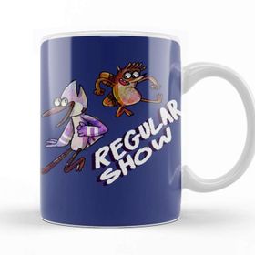 Baskı Dükkanı KB12591 Regular Show Porselen Kupa Bardak