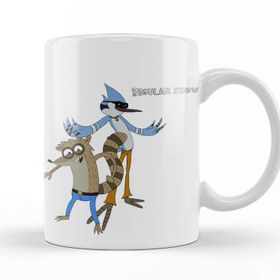 Baskı Dükkanı KB12591 Regular Show Porselen Kupa Bardak
