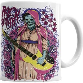 Baskı Dükkanı KB12603 Rock Star Kırmızı Yıldız Porselen Kupa Bardak