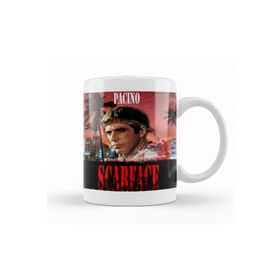Baskı Dükkanı KB12609 Scarface Al Pacino Porselen Kupa Bardak