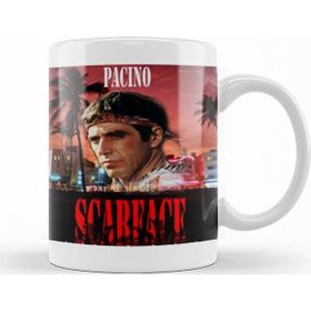 Baskı Dükkanı KB12609 Scarface Al Pacino Porselen Kupa Bardak