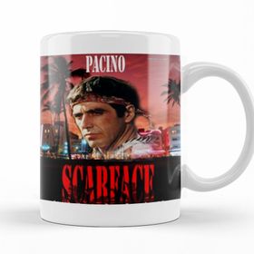 Baskı Dükkanı KB12609 Scarface Al Pacino Porselen Kupa Bardak