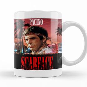 Baskı Dükkanı KB12609 Scarface Al Pacino Porselen Kupa Bardak