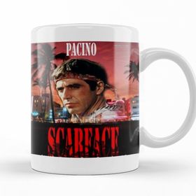 Baskı Dükkanı KB12609 Scarface Al Pacino Porselen Kupa Bardak