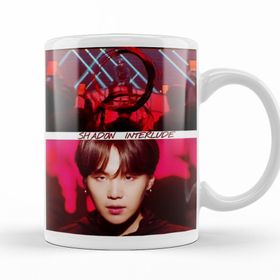 Baskı Dükkanı KB12618 Shadow Interlude Min Yoongi Suga Porselen Kupa Bardak