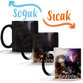 Baskı Dükkanı KB12619 Shadow Suga Bts Porselen Kupa Bardak