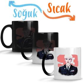 Baskı Dükkanı KB12619 Shadow Suga Bts Porselen Kupa Bardak