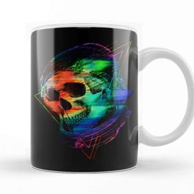 Baskı Dükkanı KB12623 Skull Porselen Kupa Bardak