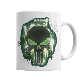 Baskı Dükkanı KB12623 Skull Porselen Kupa Bardak