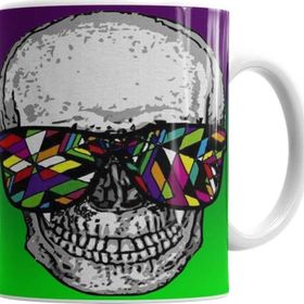 Baskı Dükkanı KB12623 Skull Porselen Kupa Bardak