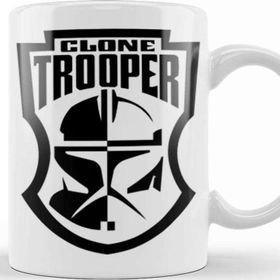 Baskı Dükkanı KB12628 Star Wars Clone Trooper Porselen Kupa Bardak