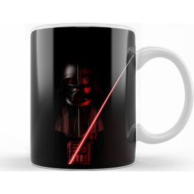 Baskı Dükkanı KB12631 Star Wars darth Vader Illüstrasyon Porselen Kupa Bardak