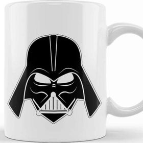 Baskı Dükkanı KB12632 Star Wars darth Vader Maske Porselen Kupa Bardak
