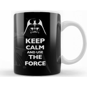 Baskı Dükkanı KB12634 Star Wars Keep Calm And Use The Force Porselen Kupa Bardak