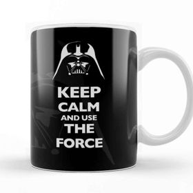 Baskı Dükkanı KB12634 Star Wars Keep Calm And Use The Force Porselen Kupa Bardak