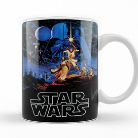 Baskı Dükkanı KB12638 Star Wars Retro Porselen Kupa Bardak