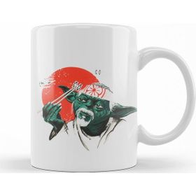 Baskı Dükkanı KB12640 Star Wars Yoda Sushi Porselen Kupa Bardak