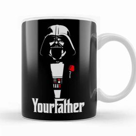 Baskı Dükkanı KB12641 Star Wars Yourfather Porselen Kupa Bardak