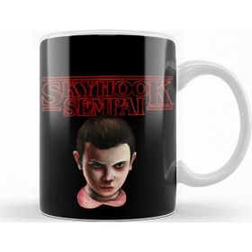 Baskı Dükkanı KB12649 Stranger Things Stranger Sempai Porselen Kupa Bardak