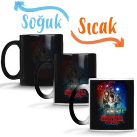 Baskı Dükkanı KB12651 Stranger Things Netflix Porselen Kupa Bardak