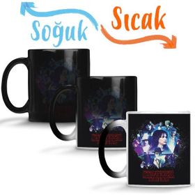 Baskı Dükkanı KB12653 Stranger Things Stranger Sempai Porselen Kupa Bardak