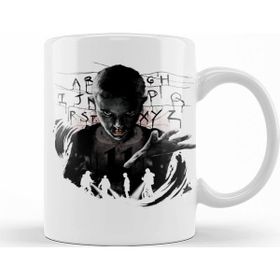 Baskı Dükkanı KB12665 Stranger Things Abcd Porselen Kupa Bardak