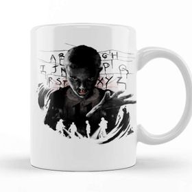 Baskı Dükkanı KB12665 Stranger Things Abcd Porselen Kupa Bardak