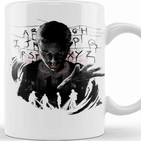 Baskı Dükkanı KB12665 Stranger Things Abcd Porselen Kupa Bardak