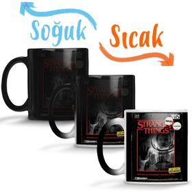 Baskı Dükkanı KB12676 Stranger Things Vintage Porselen Kupa Bardak