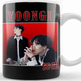 Baskı Dükkanı KB12678 Suga Yoongi Bts Porselen Kupa Bardak
