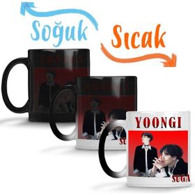 Baskı Dükkanı KB12679 Suga Yoongi Bts Porselen Kupa Bardak