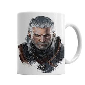 Baskı Dükkanı KB1268 The Witcher Geralt Of Rivia Porselen Kupa Bardak