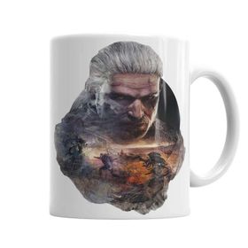 Baskı Dükkanı KB1268 The Witcher Geralt Of Rivia Porselen Kupa Bardak