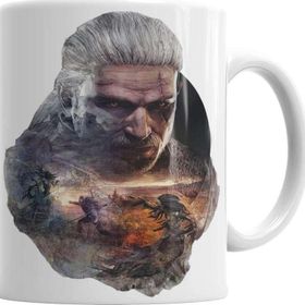 Baskı Dükkanı KB1268 The Witcher Geralt Of Rivia Porselen Kupa Bardak