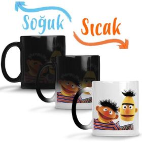 Baskı Dükkanı KB12684 Susam Sokağı Edi Büdü Porselen Kupa Bardak