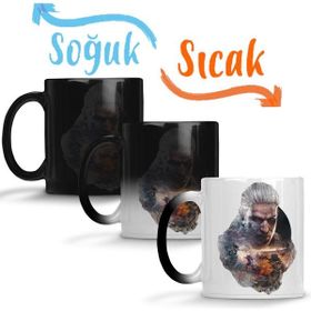 Baskı Dükkanı KB1269 The Witcher Geralt Of Rivia Porselen Kupa Bardak