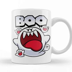 Baskı Dükkanı KB12691 Süper Mario Boo Porselen Kupa Bardak