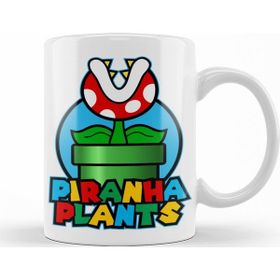 Baskı Dükkanı KB12693 Süper Mario Piranha Planta Porselen Kupa Bardak