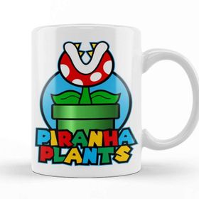 Baskı Dükkanı KB12693 Süper Mario Piranha Planta Porselen Kupa Bardak