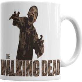 Baskı Dükkanı KB1270 The Walking Dead Zombie Face Porselen Kupa Bardak