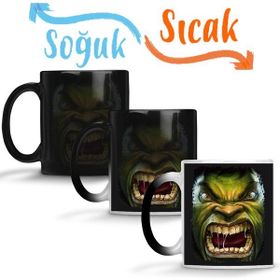 Baskı Dükkanı KB12702 The Avengers Hulk Porselen Kupa Bardak