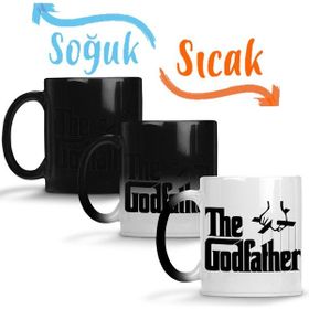 Baskı Dükkanı KB12714 The Godfather Illüstrasyon Porselen Kupa Bardak