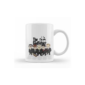 Baskı Dükkanı KB12715 The Godfather Illüstrasyon Porselen Kupa Bardak