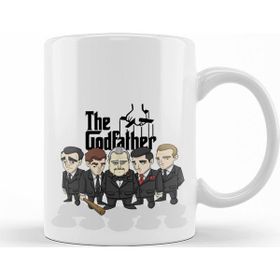 Baskı Dükkanı KB12715 The Godfather Illüstrasyon Porselen Kupa Bardak