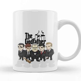 Baskı Dükkanı KB12715 The Godfather Illüstrasyon Porselen Kupa Bardak