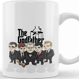 Baskı Dükkanı KB12715 The Godfather Illüstrasyon Porselen Kupa Bardak